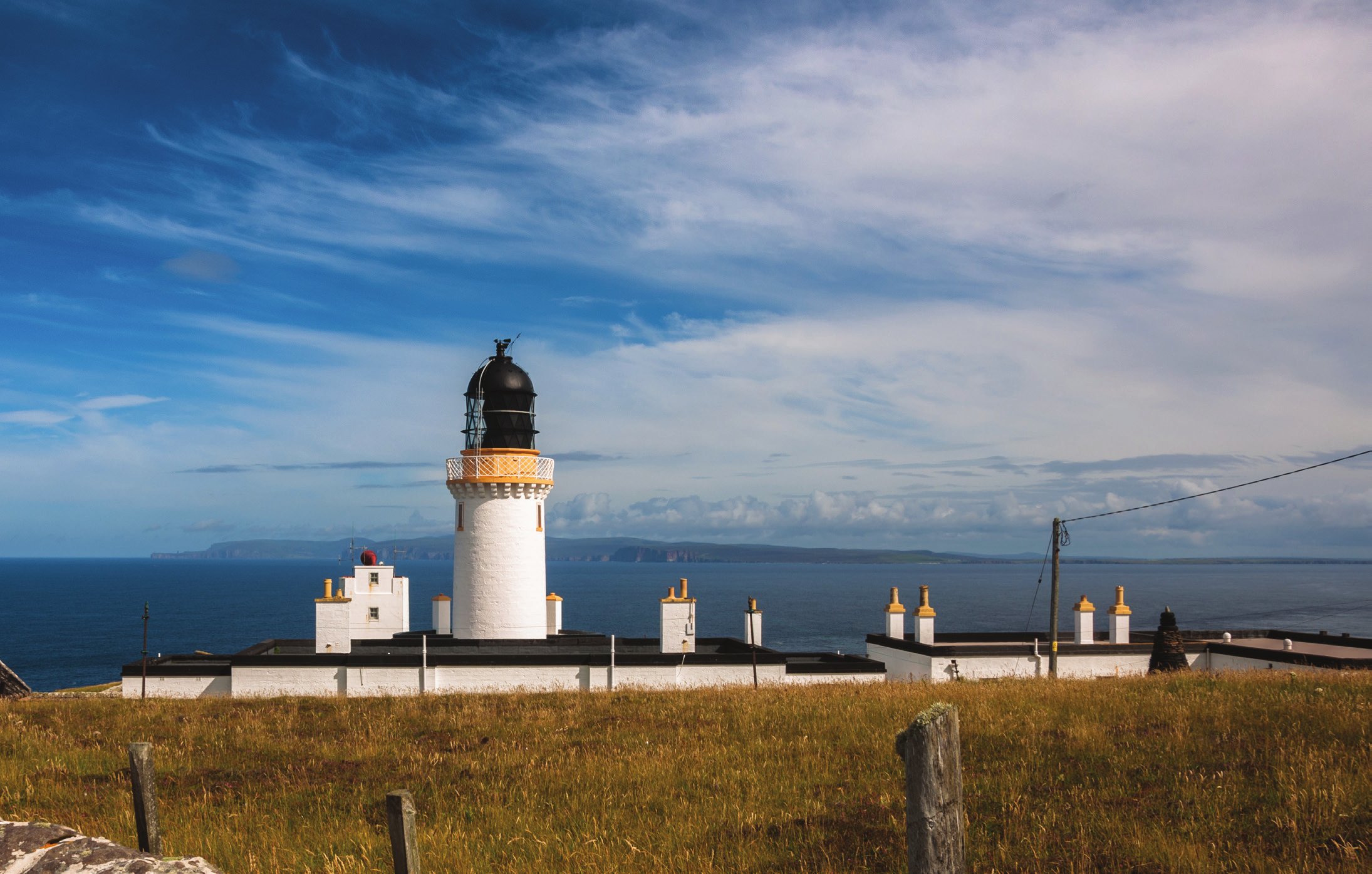 Lighthouse on the Scottish coast