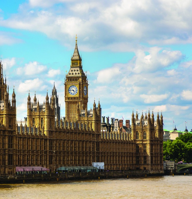 The Houses of Parliament, London