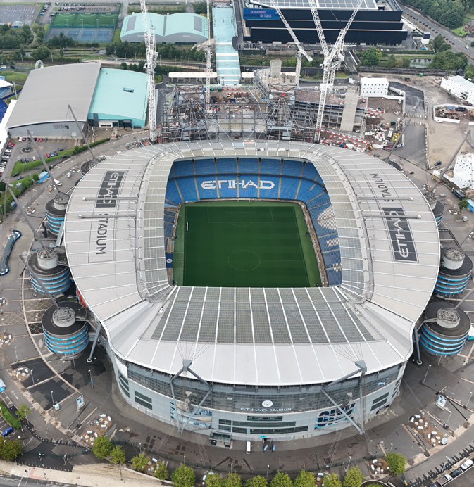 The Etihad Stadium, Manchester