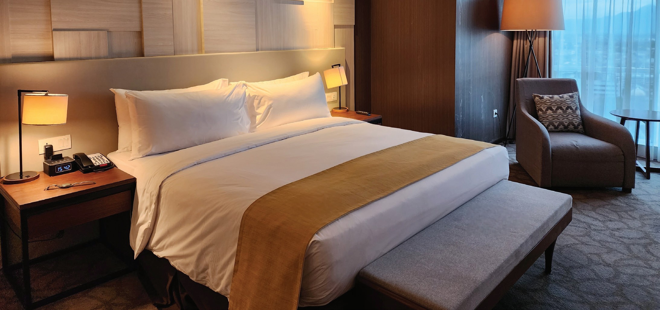 Hotel room interior