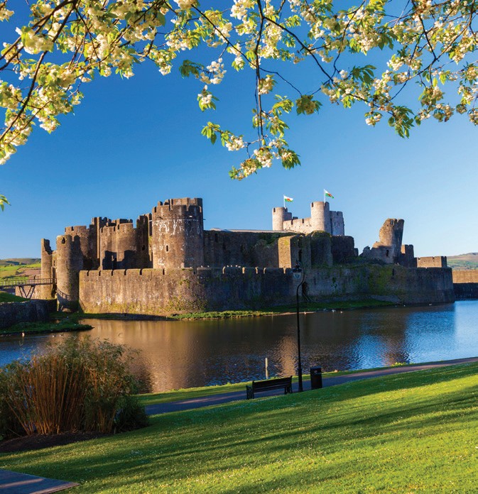 Caerphilly Castle, Wales