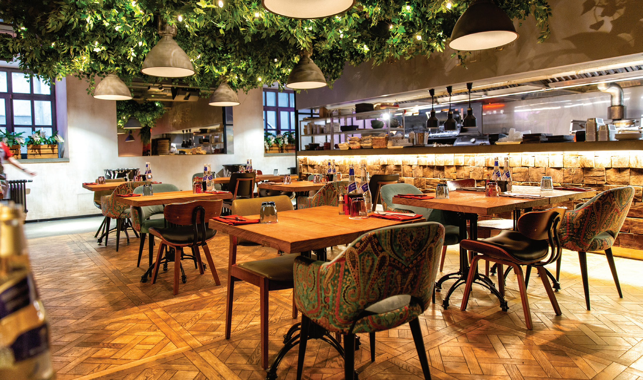 Halal restaurant interior