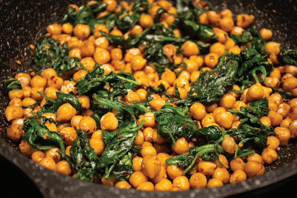 Espinacas con Garbanzos