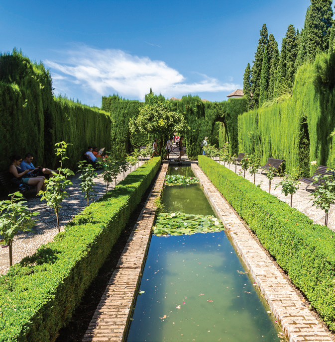 The Generalife Gardens, Granada