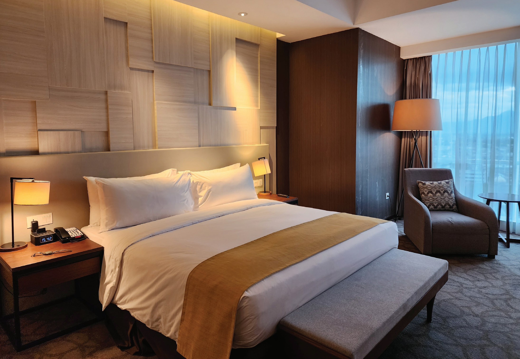 Hotel room interior