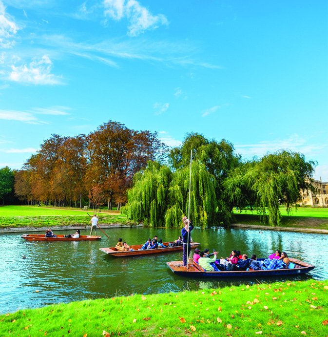 Punting on The River Cam, Cambridge