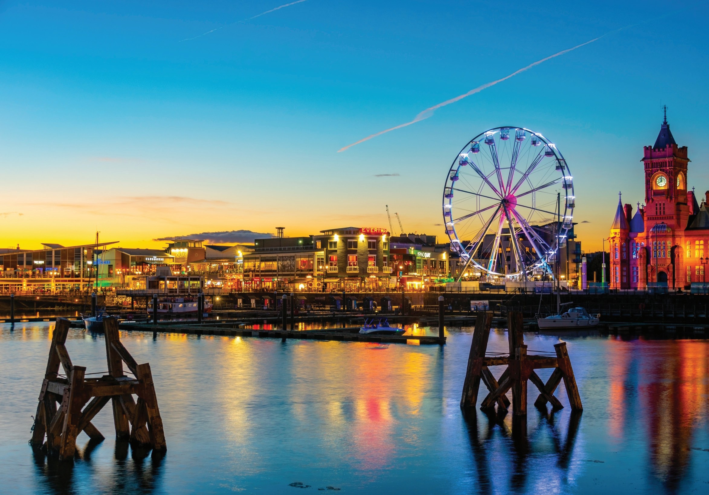 Cardiff cityscape