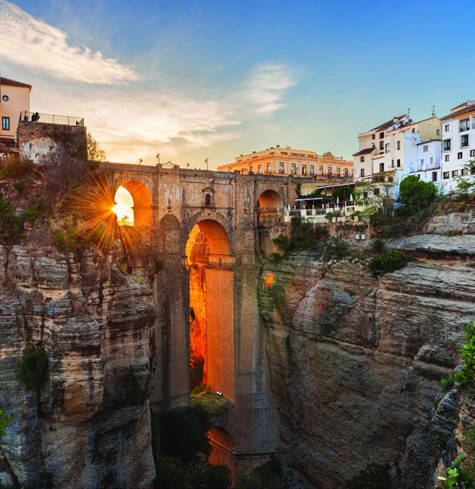 Sunset at Puento Nuevo, Ronda