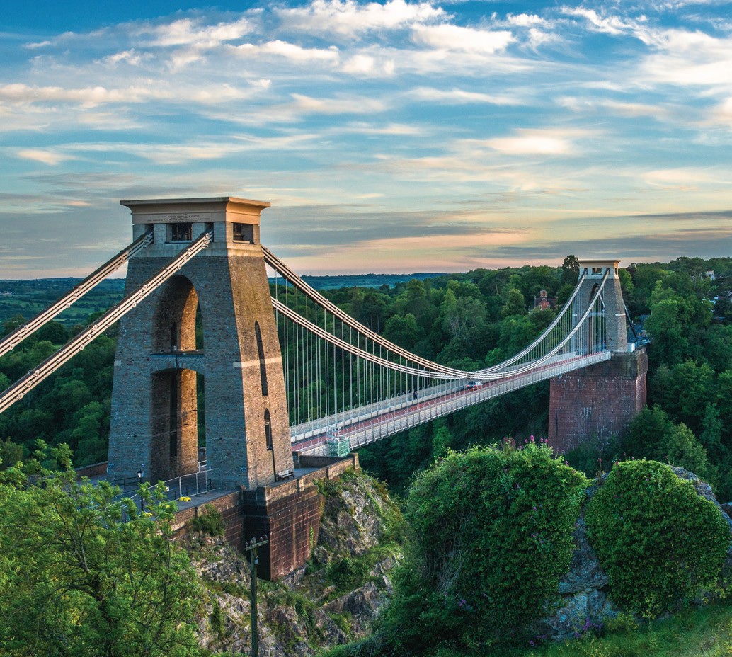 Clifton Suspension Bridge spanning the Avon Gorge