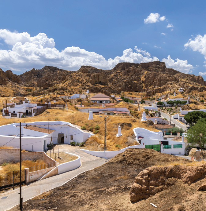 Cave houses at Guadix