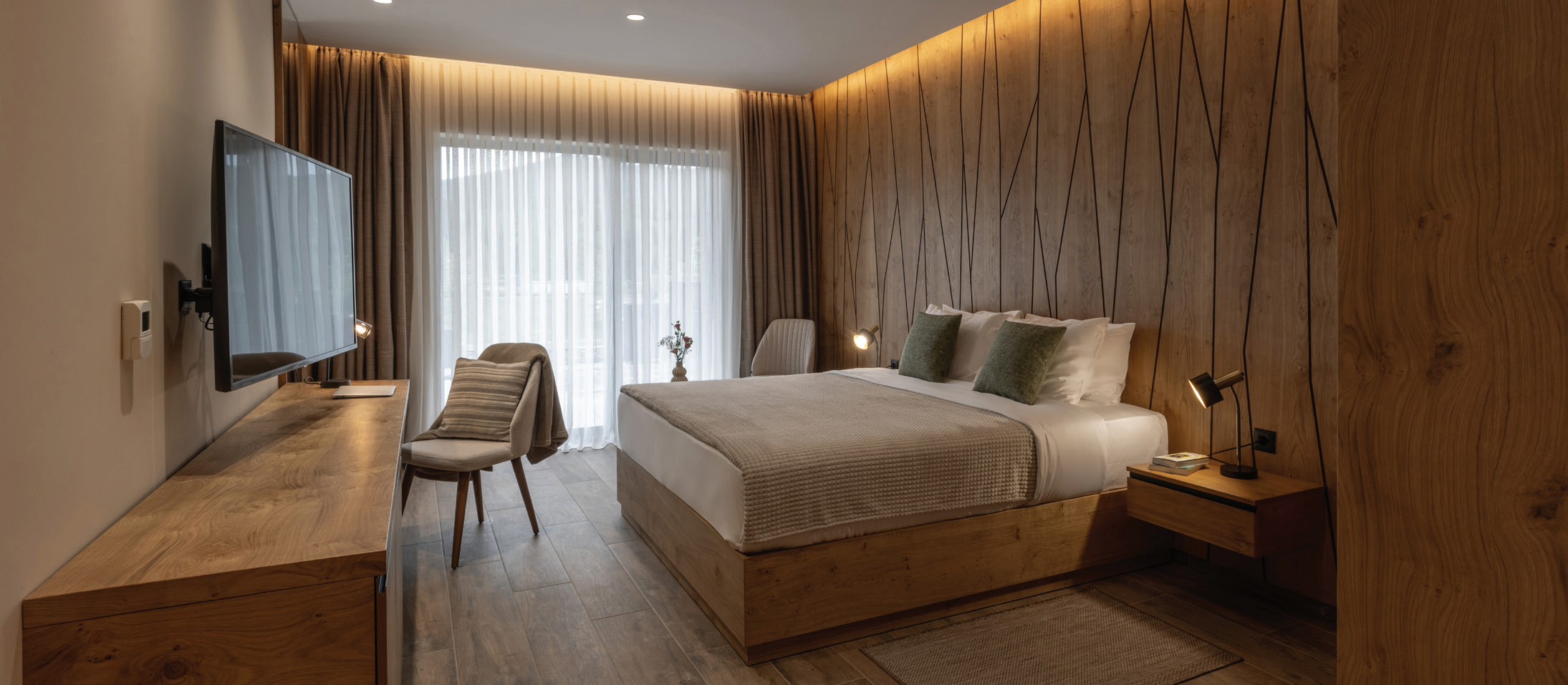 Hotel room interior