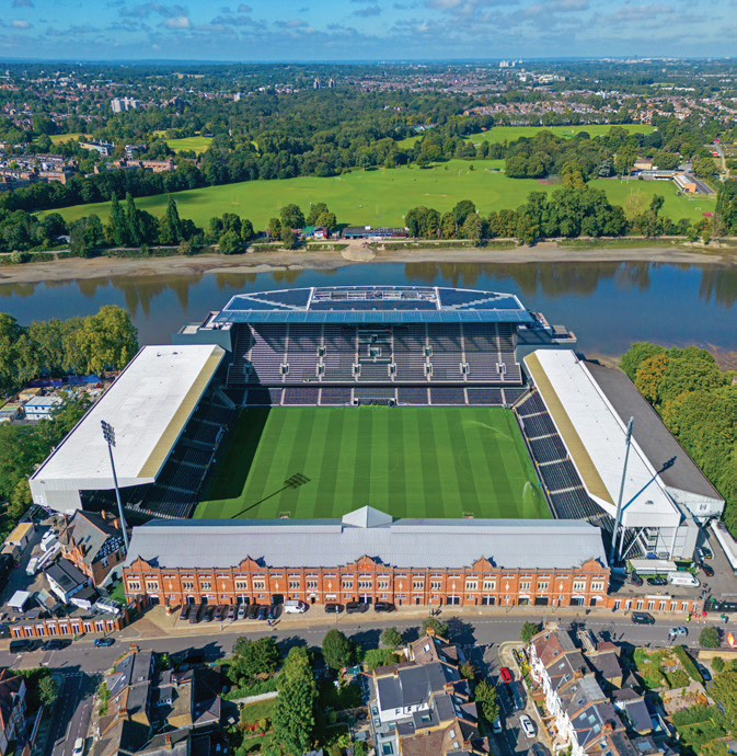 The Craven Cottage Stadium