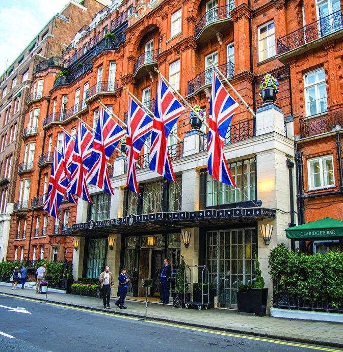Tea at Claridge's Hotel, London