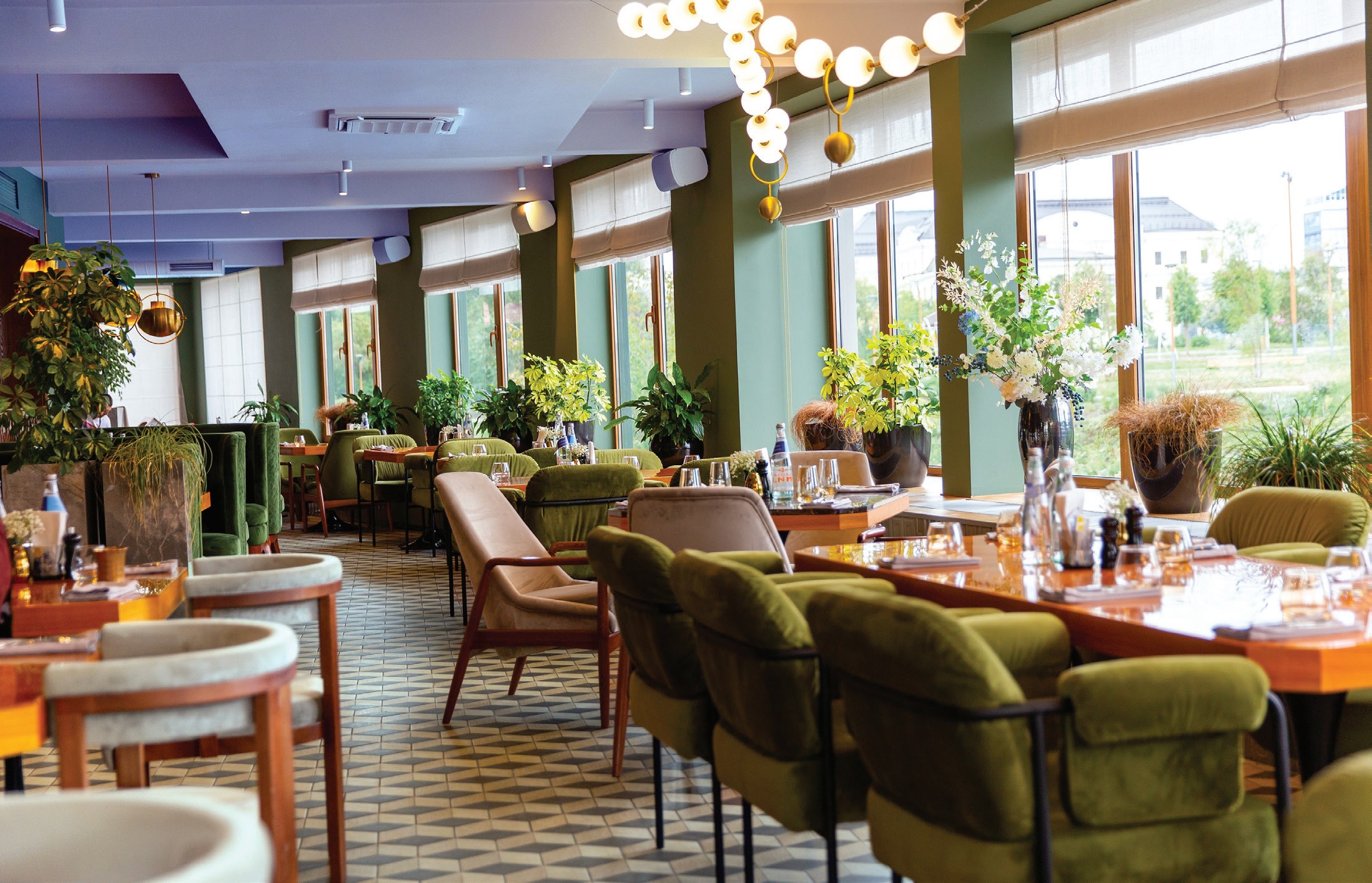 Elegant Bristol restaurant interior