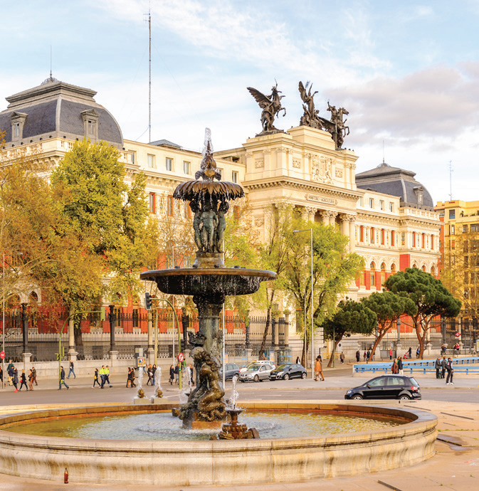 The Paseo del Prado Fountains, Madrid